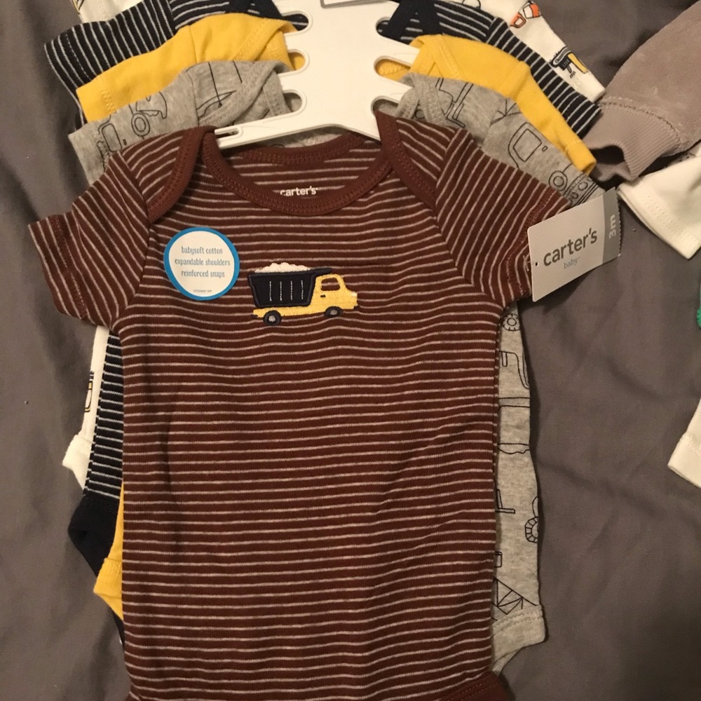 Set of 5 new onesies